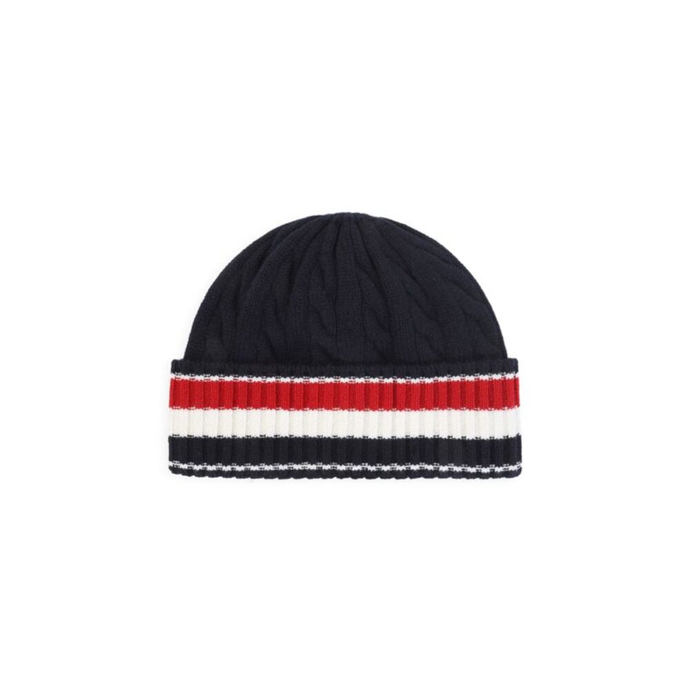 Thom Browne Cable-Knit Beanie Men